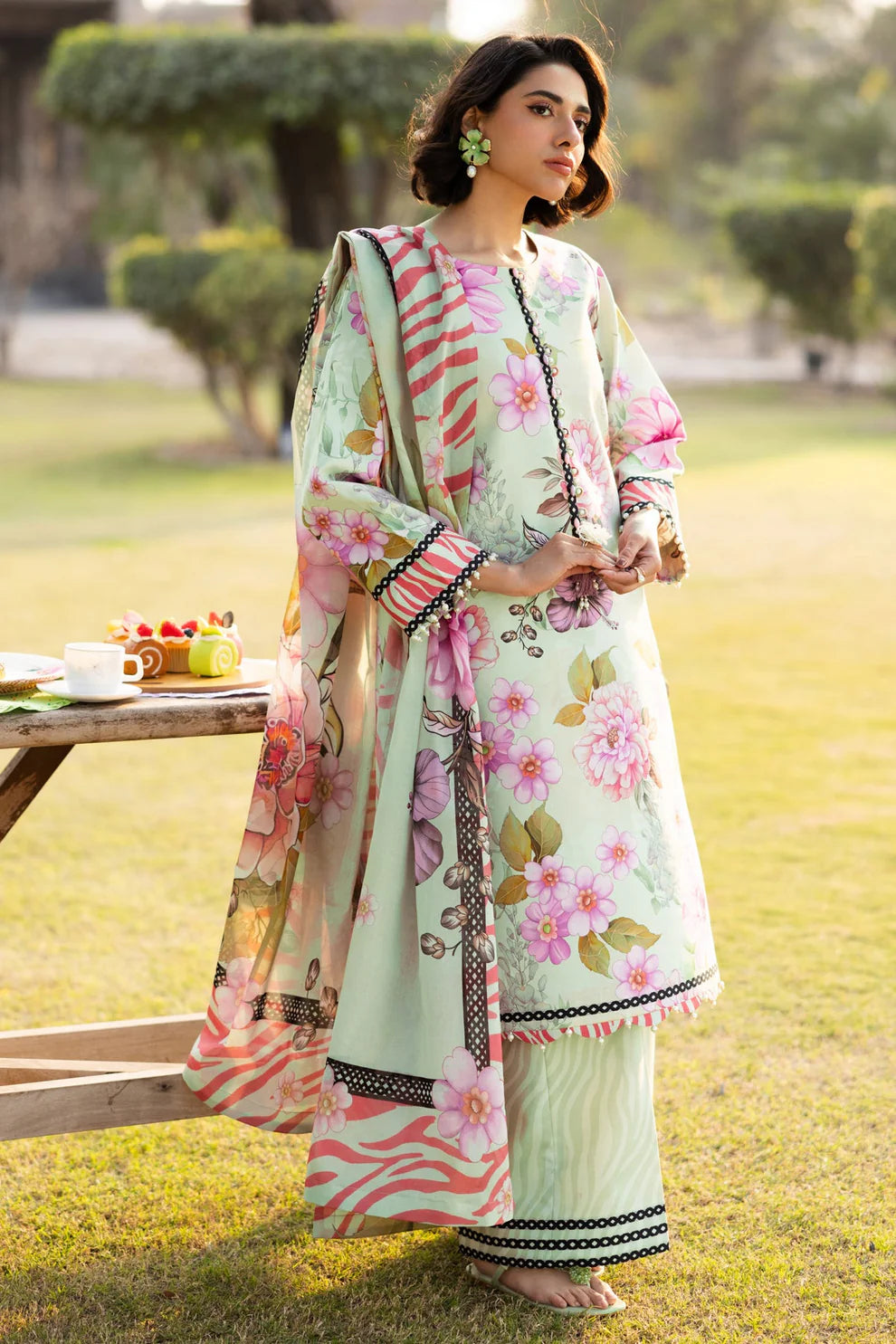 Sapphire 3PC Printed Lawn MM-SLP02