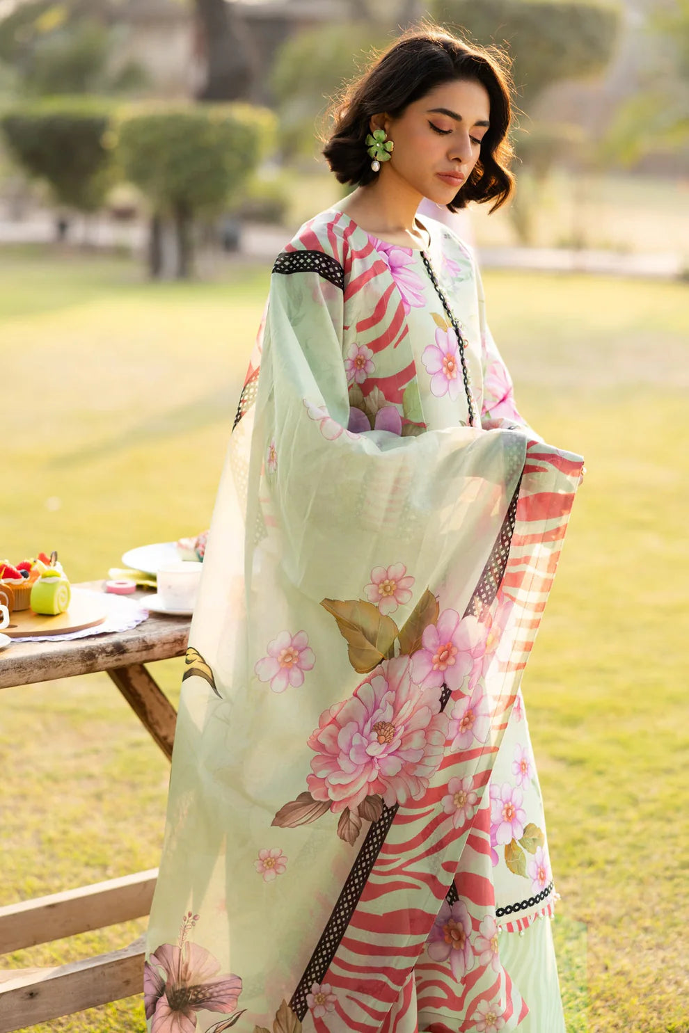 Sapphire 3PC Printed Lawn MM-SLP02