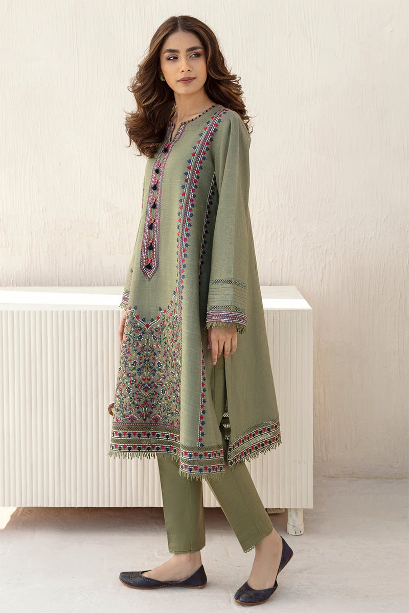 JAZMIN - 3PC DHANAK EMBROIDERED MM-60