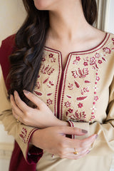 AISLING - 3PC DHANAK EMBROIDERED MM-72