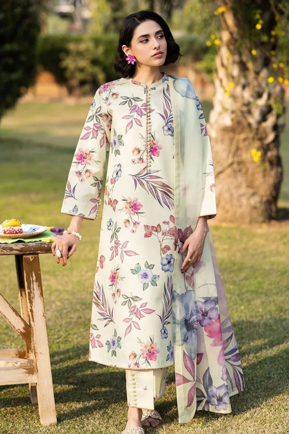 Sapphire 3PC Printed Lawn MM-SLP05