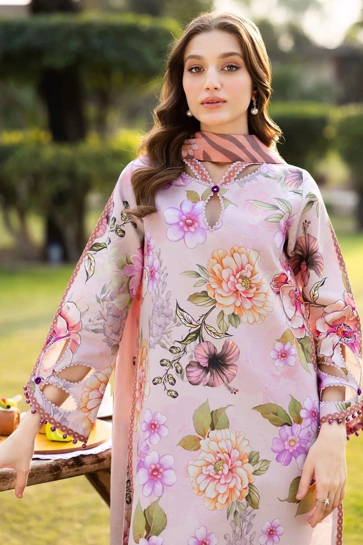 Sapphire 3PC Printed Lawn MM-SLP01