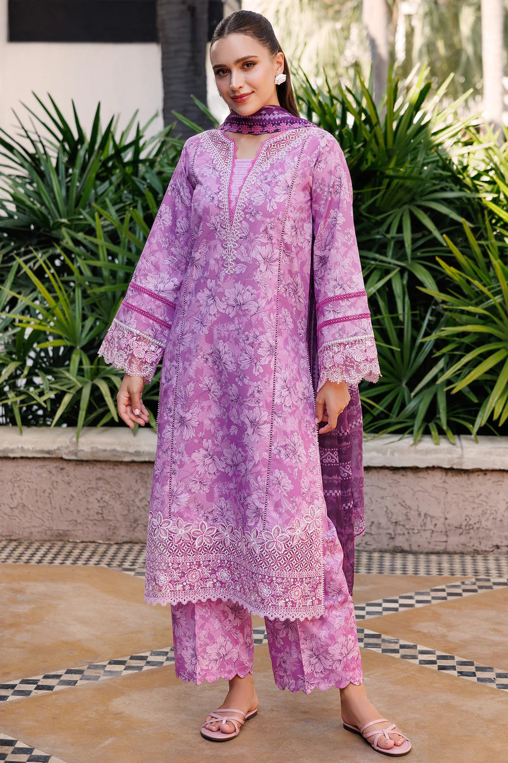 Sapphire 3PC Printed Lawn MM-SLP04
