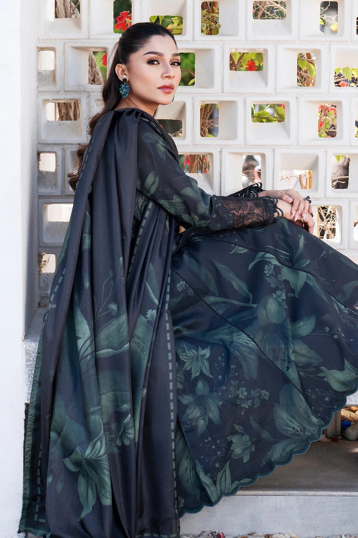 Sapphire 3PC Printed Lawn MM-SLP08