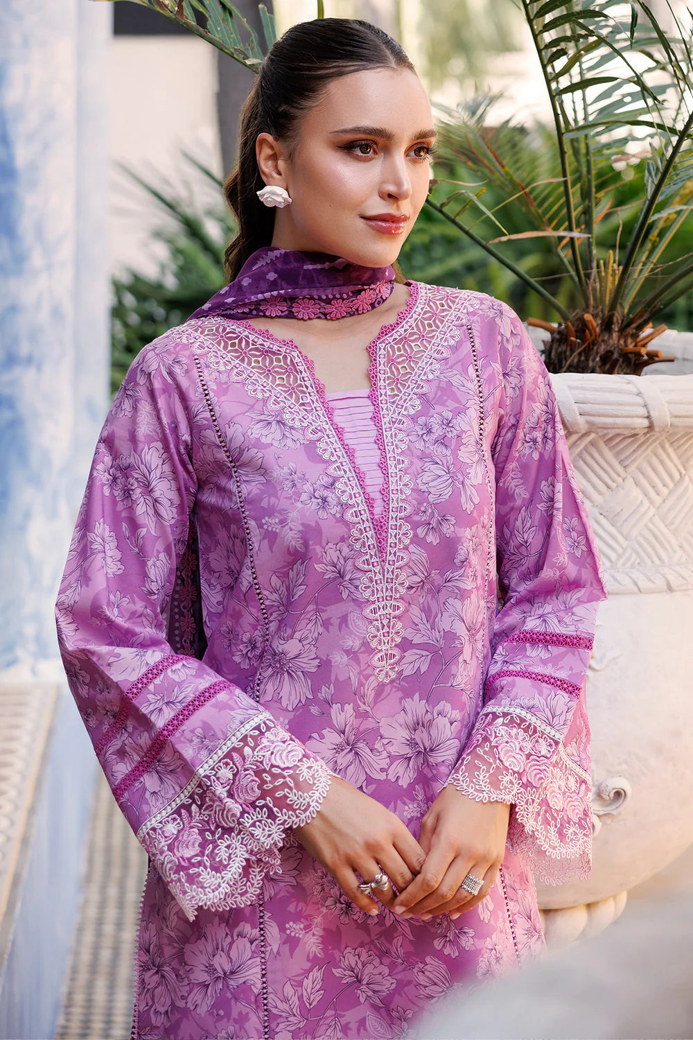 Sapphire 3PC Printed Lawn MM-SLP04