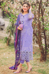 MUSHQ - 3PC DHANAK EMBROIDERED MM-94