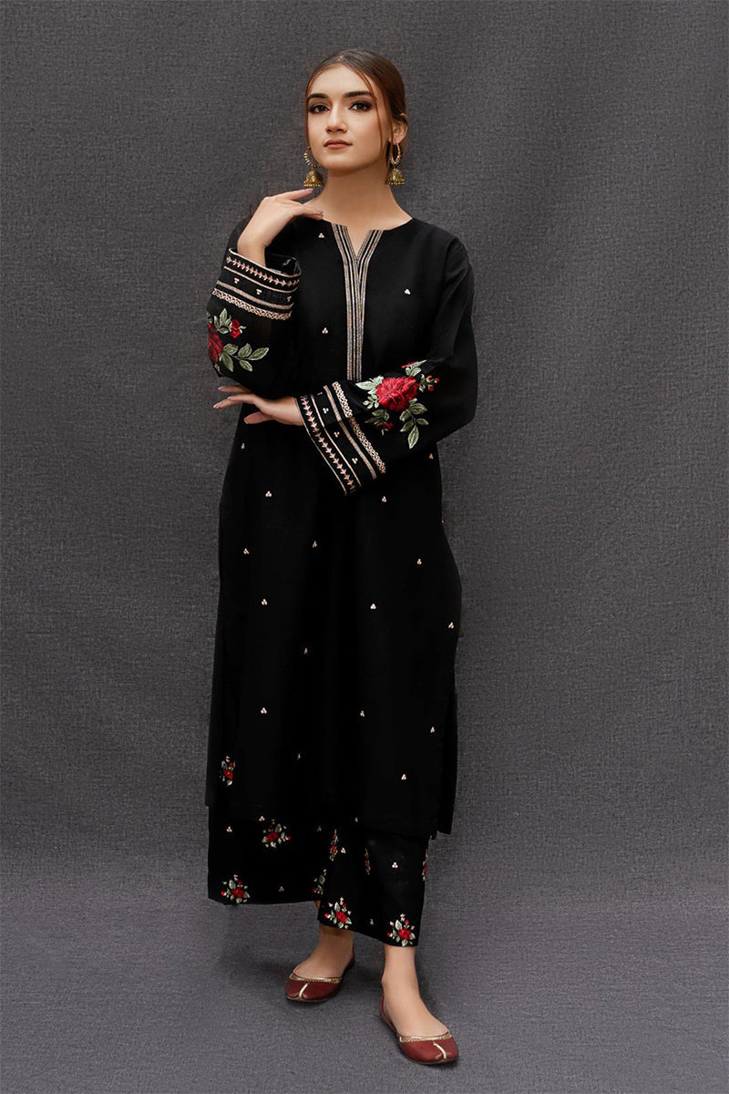 URGE - 3PC DHANAK EMBROIDERED MM-141