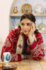 ZARA SHAH JAHAN - 3PC DHANAK EMBROIDERED MM-130